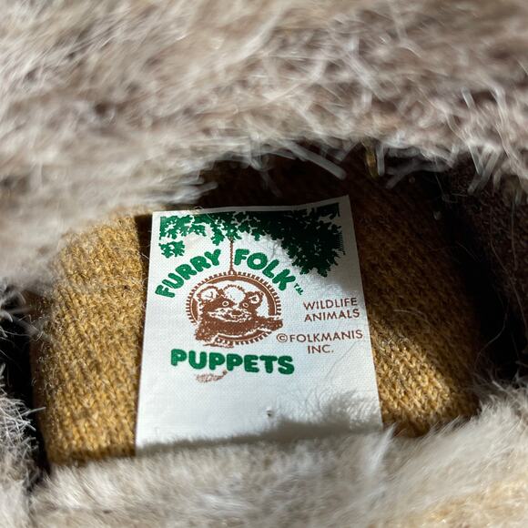 VINTAGE 90s Folkmanis Furry Folk Koala Bear Hand Puppet - Picture 5 of 5